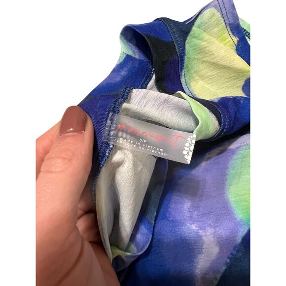 Free People Tempo Printed Tank Running Grisaille Combo, size small, NWT! - Picture 3 of 8